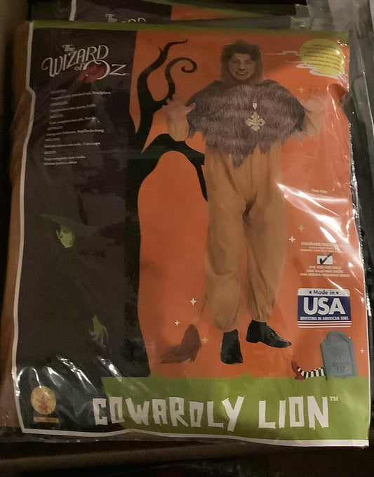 *WOZ - Cowardly Lion - Adult Standard One Size