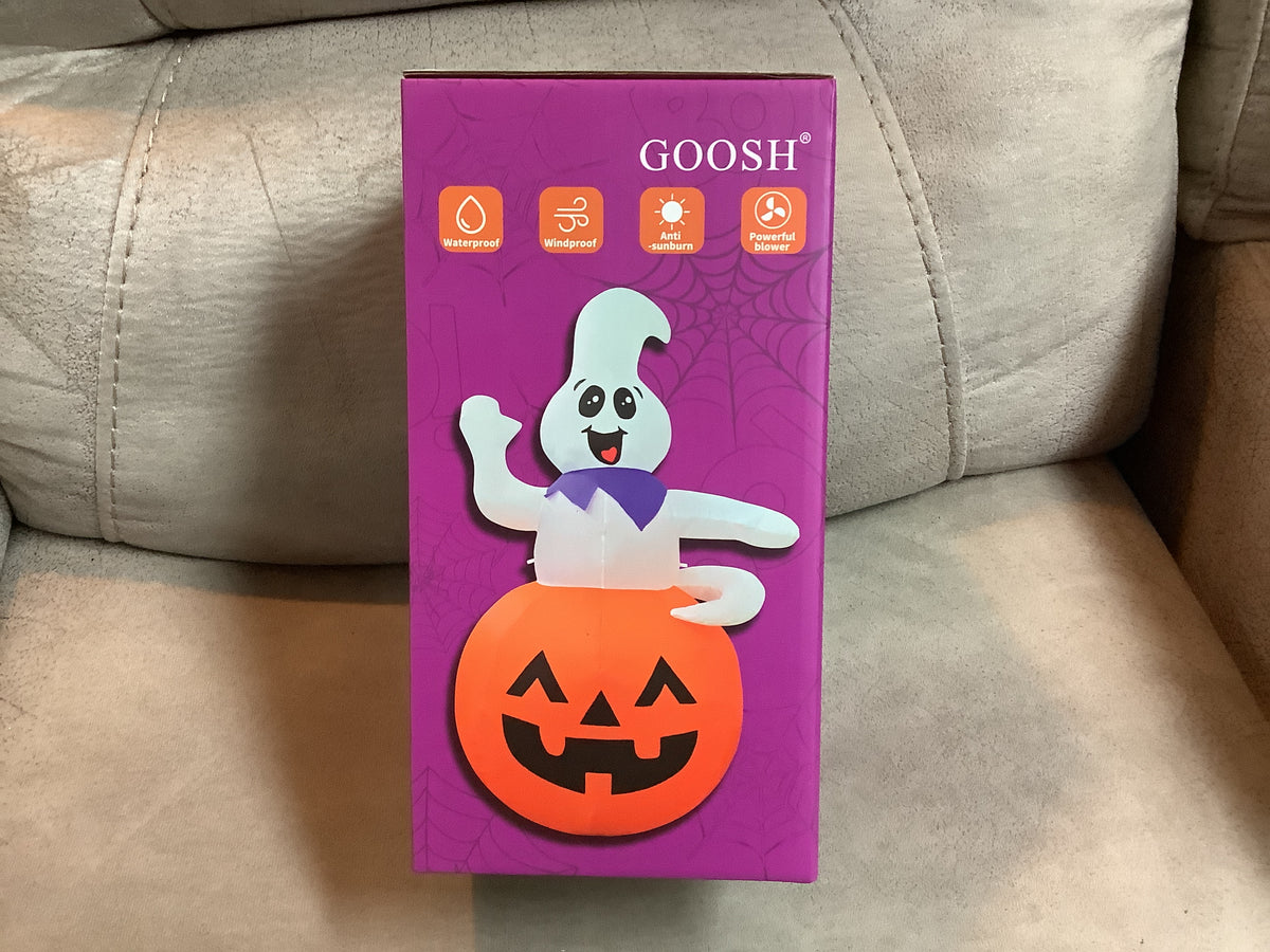 5 foot Ghost in Pumpkin Inflatable
