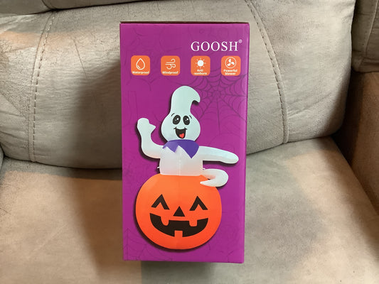 5 foot Ghost in Pumpkin Inflatable