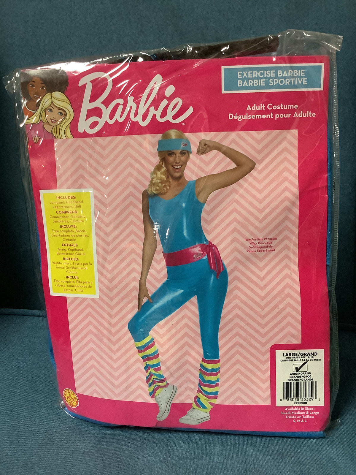 Excercise Barbie - Adult (L)