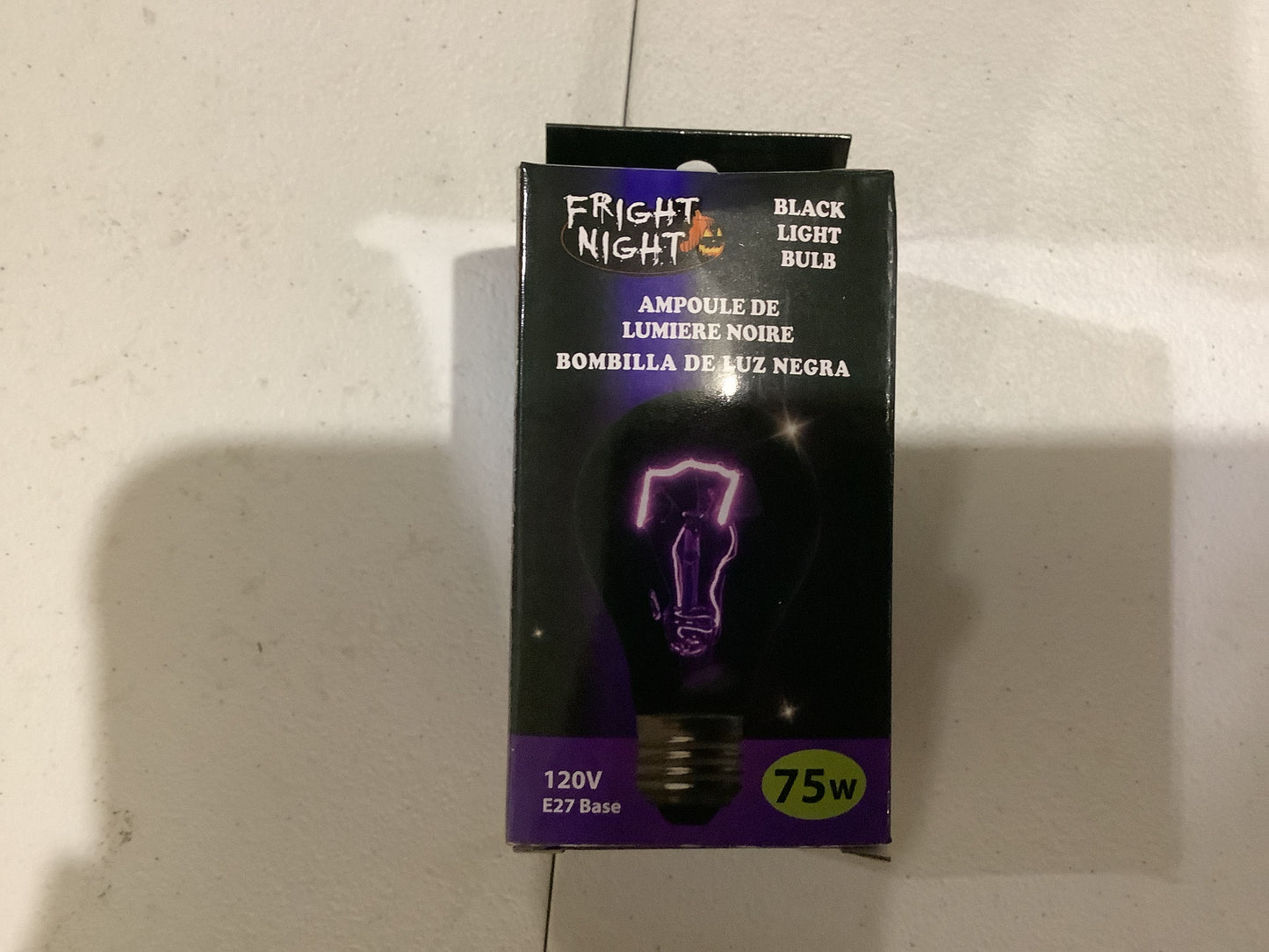 Ultra Violet Black Light Bulb - 75w