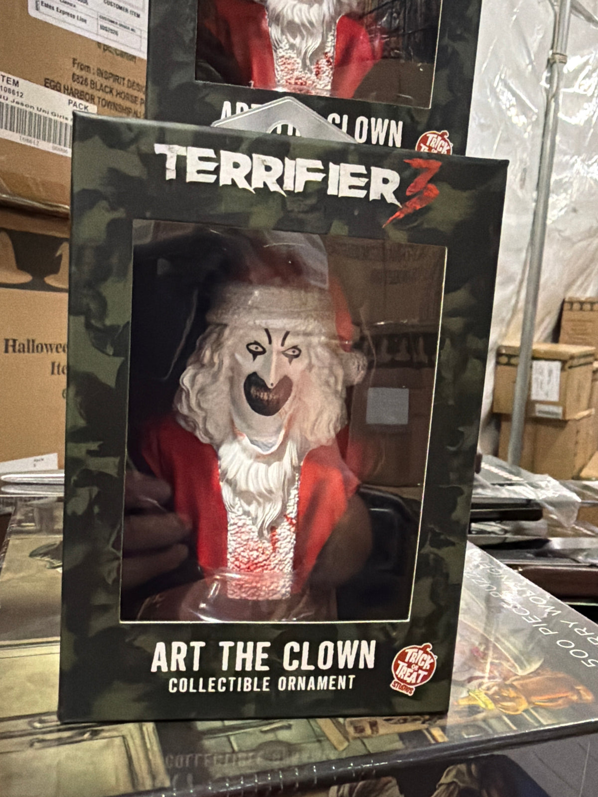 Terrifier 3 Santa Art the Clown Collectible Ornament