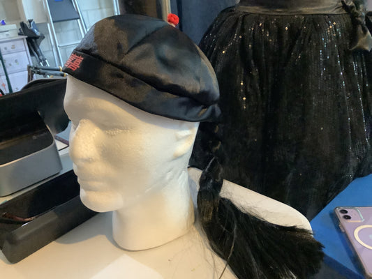 Adult Mandarin Hat w/ braid
