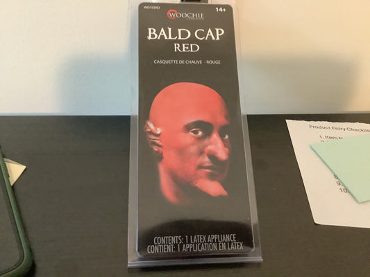 *BALD CAP - RED