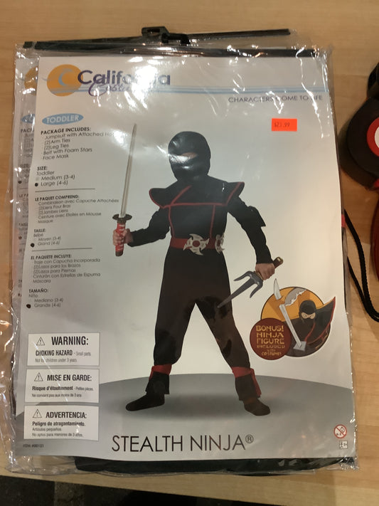 *Stealth Ninja - Toddler Medium (3-4)