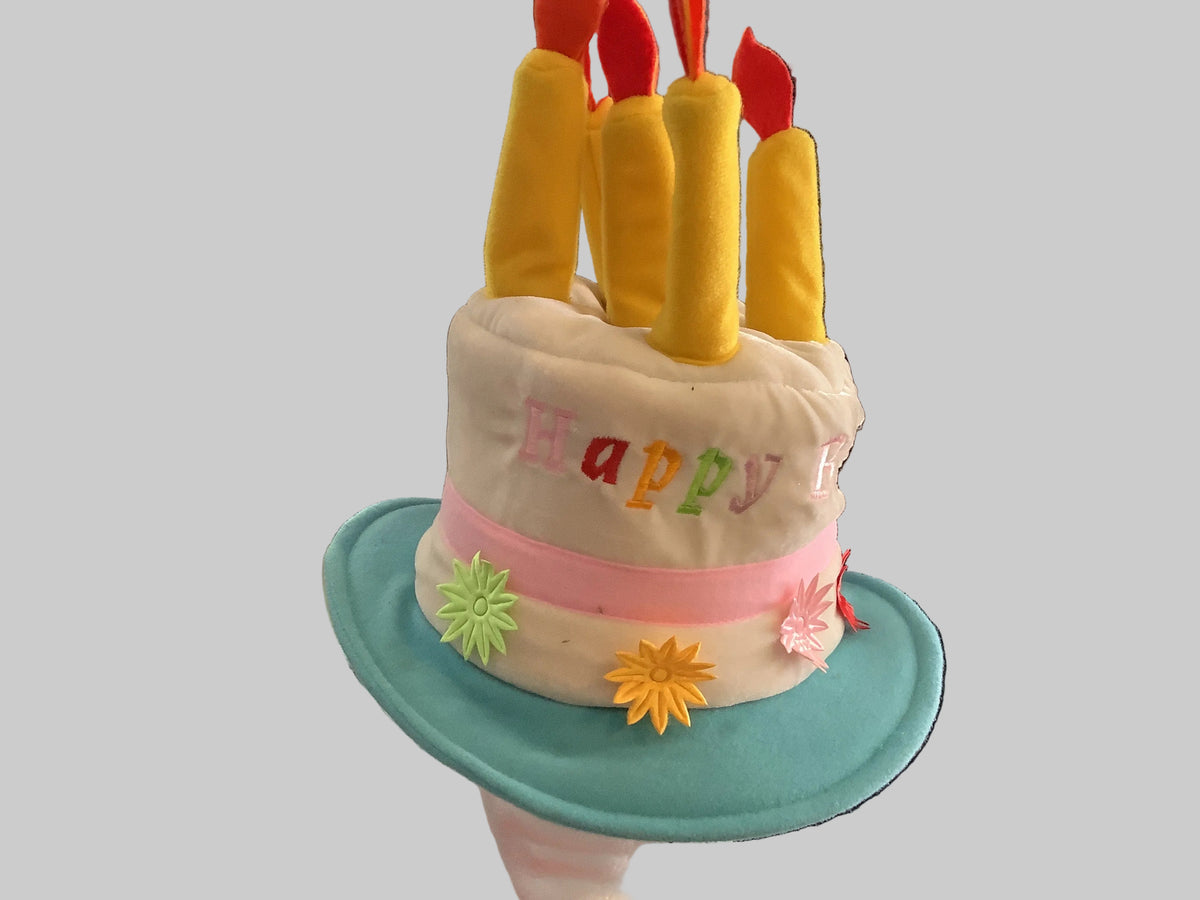 Child Velvet Birthday Cake Hat