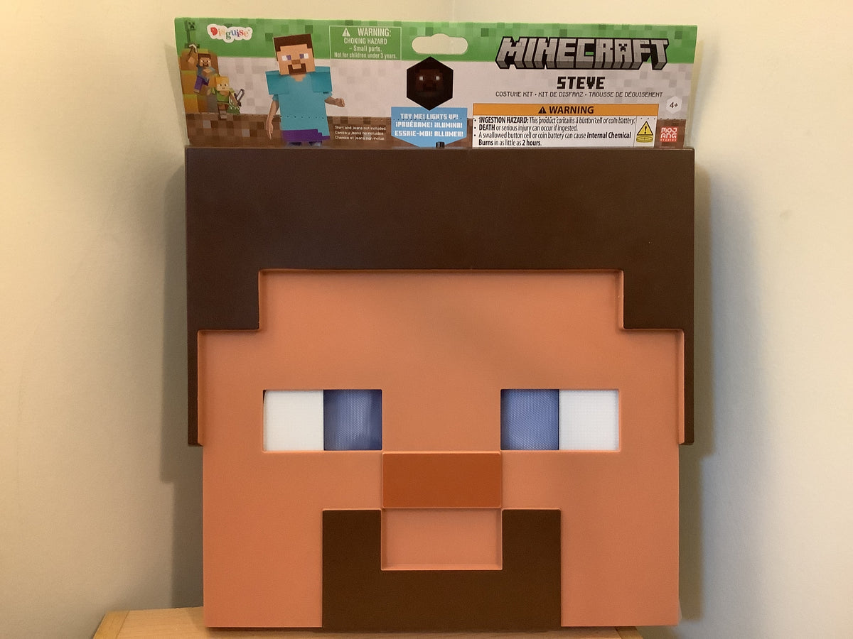 Minecraft - Steve Light-Up Costume Kit - Child One Size