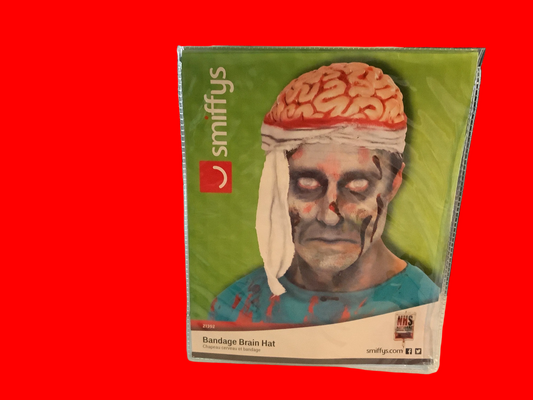 Adult Bandaged Brain Hat