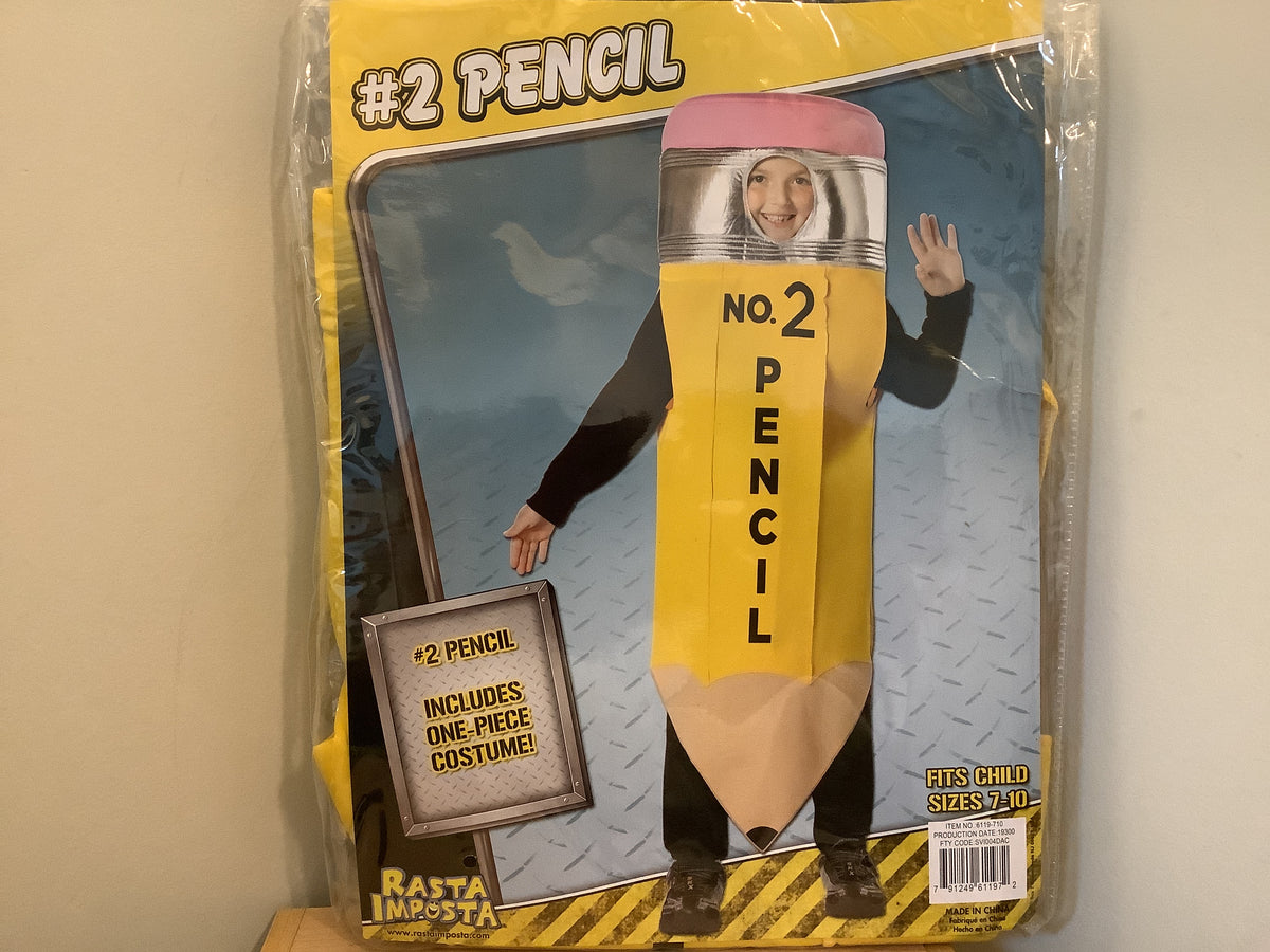 #2 Pencil Costume - Child (7-10)