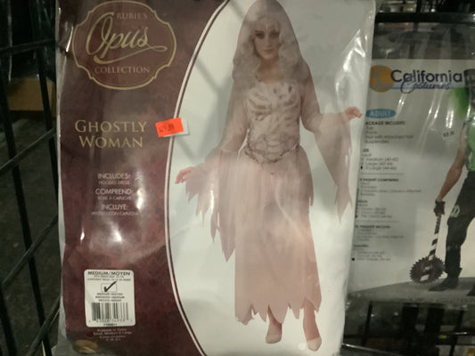 *Ghostly Woman- Adult Small (8-10)