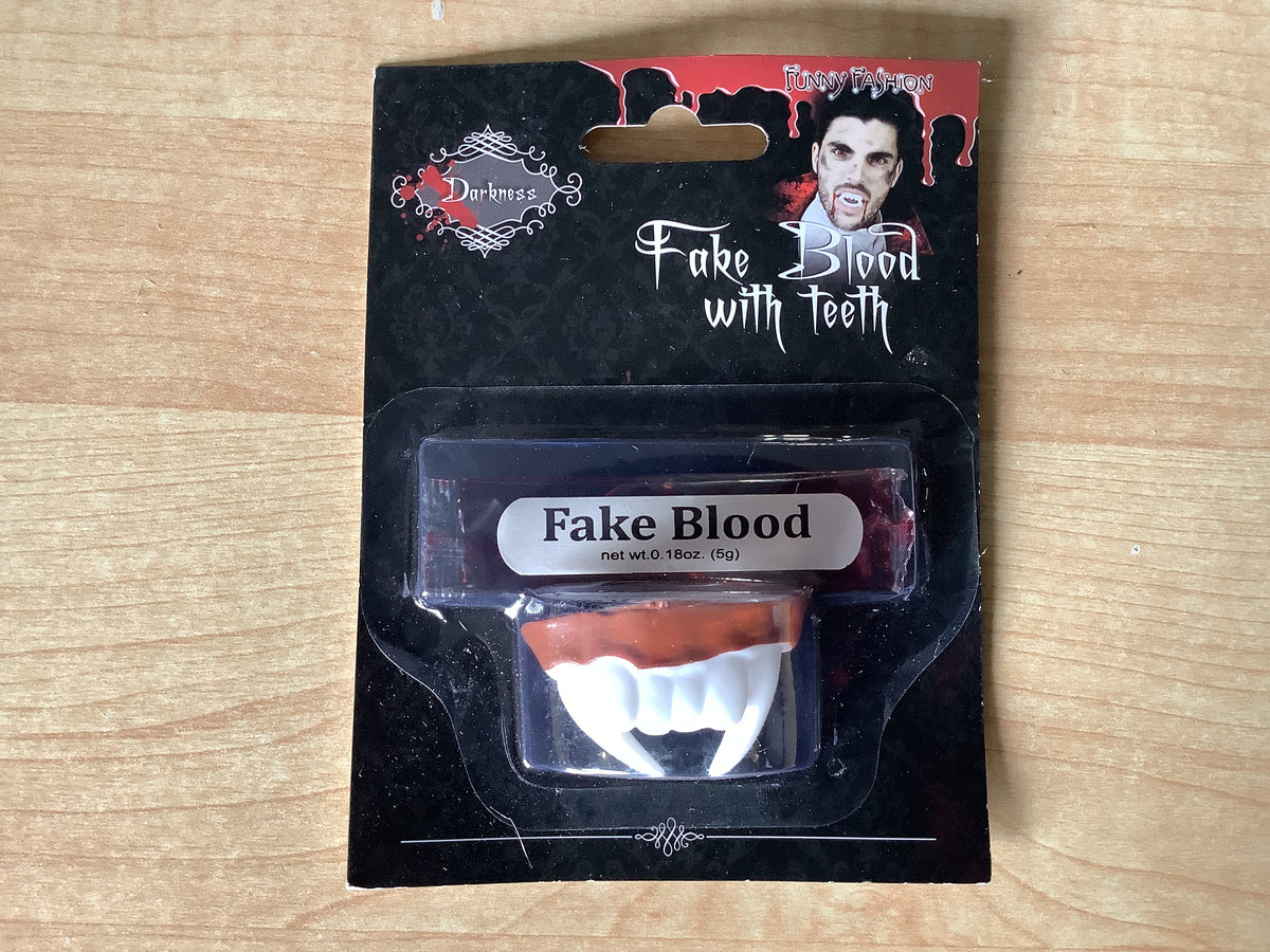 Vampire Teeth w/ Blood
