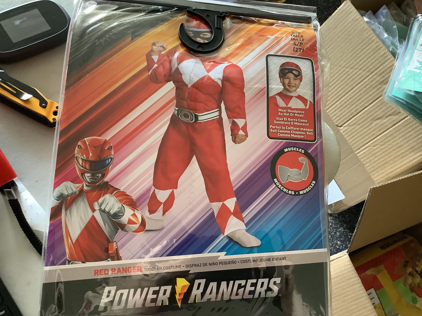 Red Ranger - Toddler 3T-4T