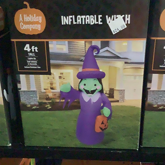 4 ft. Inflatable Witch