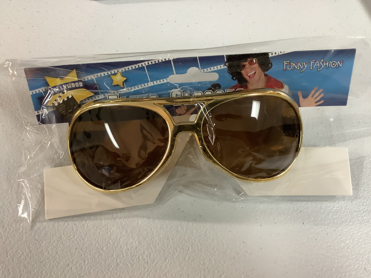 Glasses - Gold Metallic