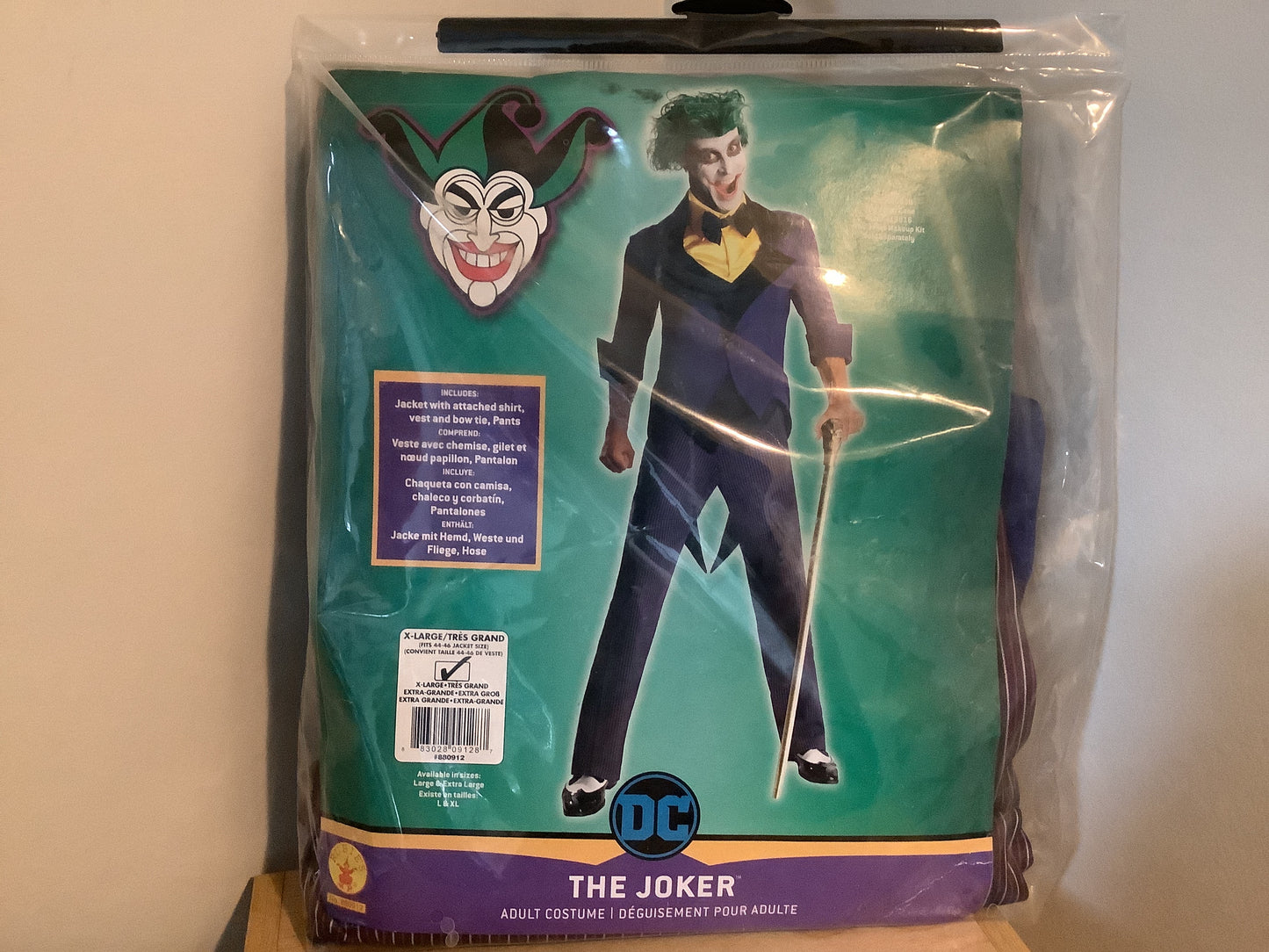 *DC Batman - Joker - Adult XL