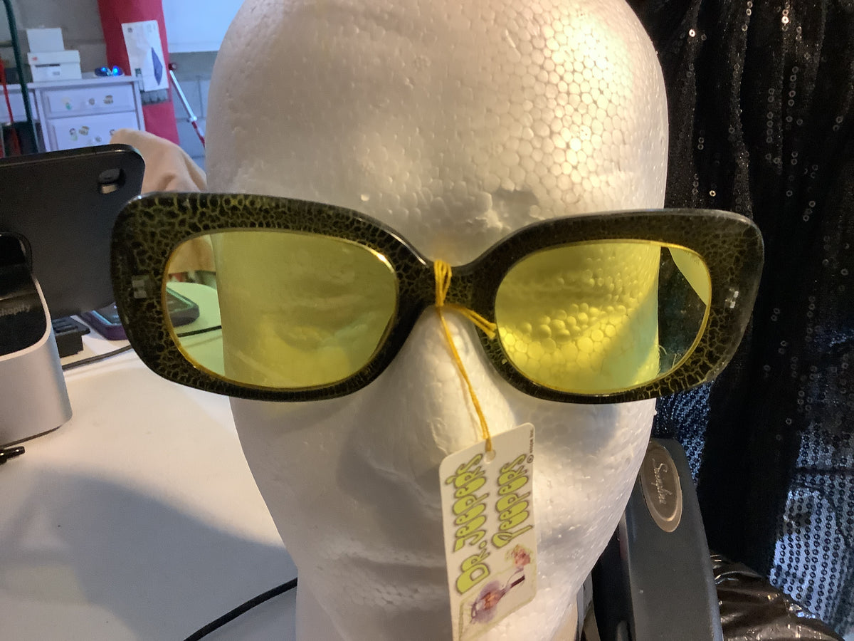 Snake skin Sunglasses - Yellow Lens