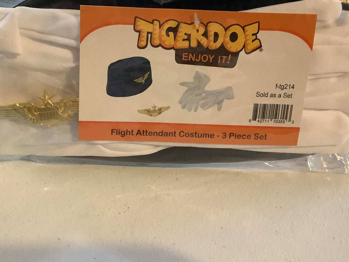 Adult Flight Attendant 3 pc Set