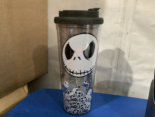 Nightmare Before Christmas Jack & Skulls Travel Tumbler