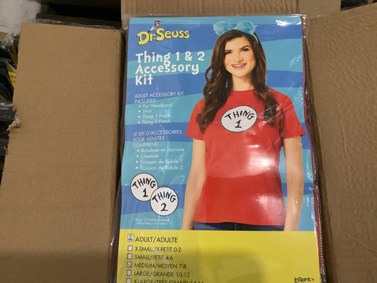 *Dr Seuss Thing 1 & 2 Accessory Kit - Adult XS (0-2)