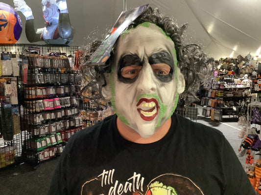 Beetlejuice Vinyl mask