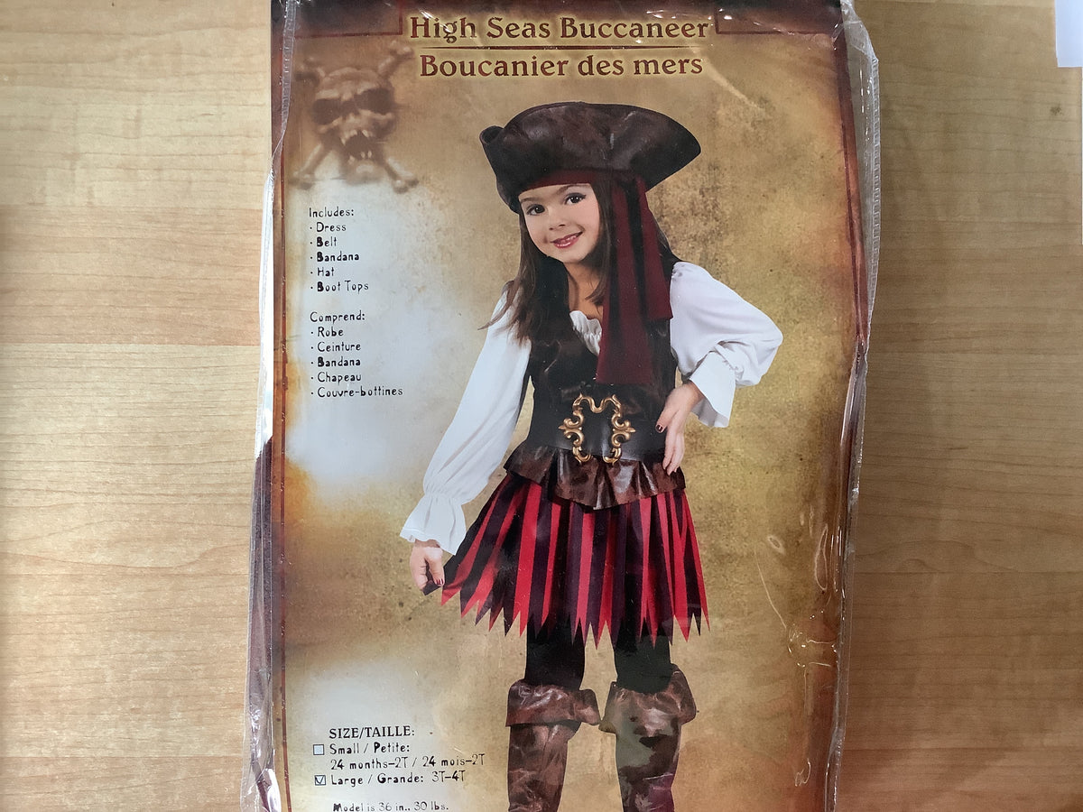 Highs Seas Buccaneer (Pirate) - Toddler Small (24mo-2T)