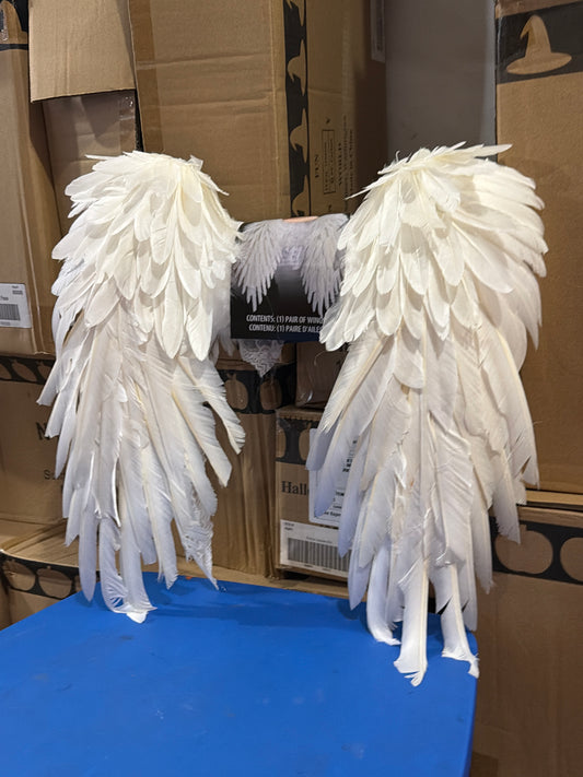 Angel Feather Wings - White