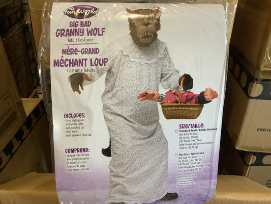 Big Bad Granny Wolf - Adult One Size