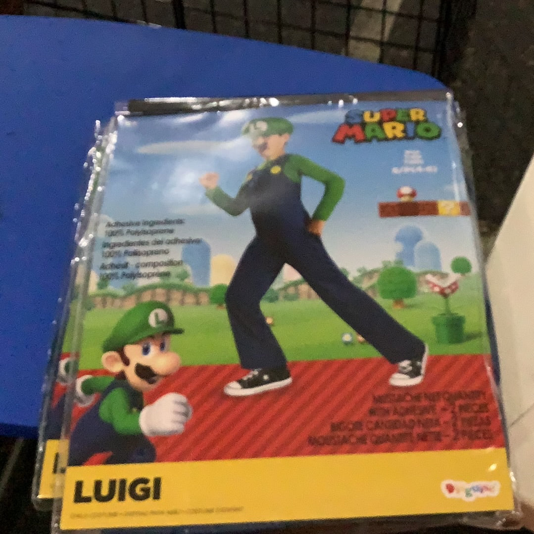 *Super Mario - Luigi - Child Large (10-12)