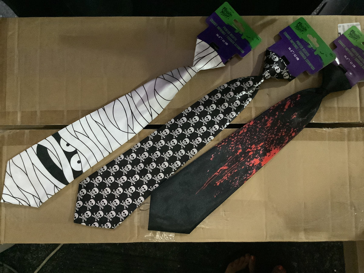 Halloween Necktie - Assorted
