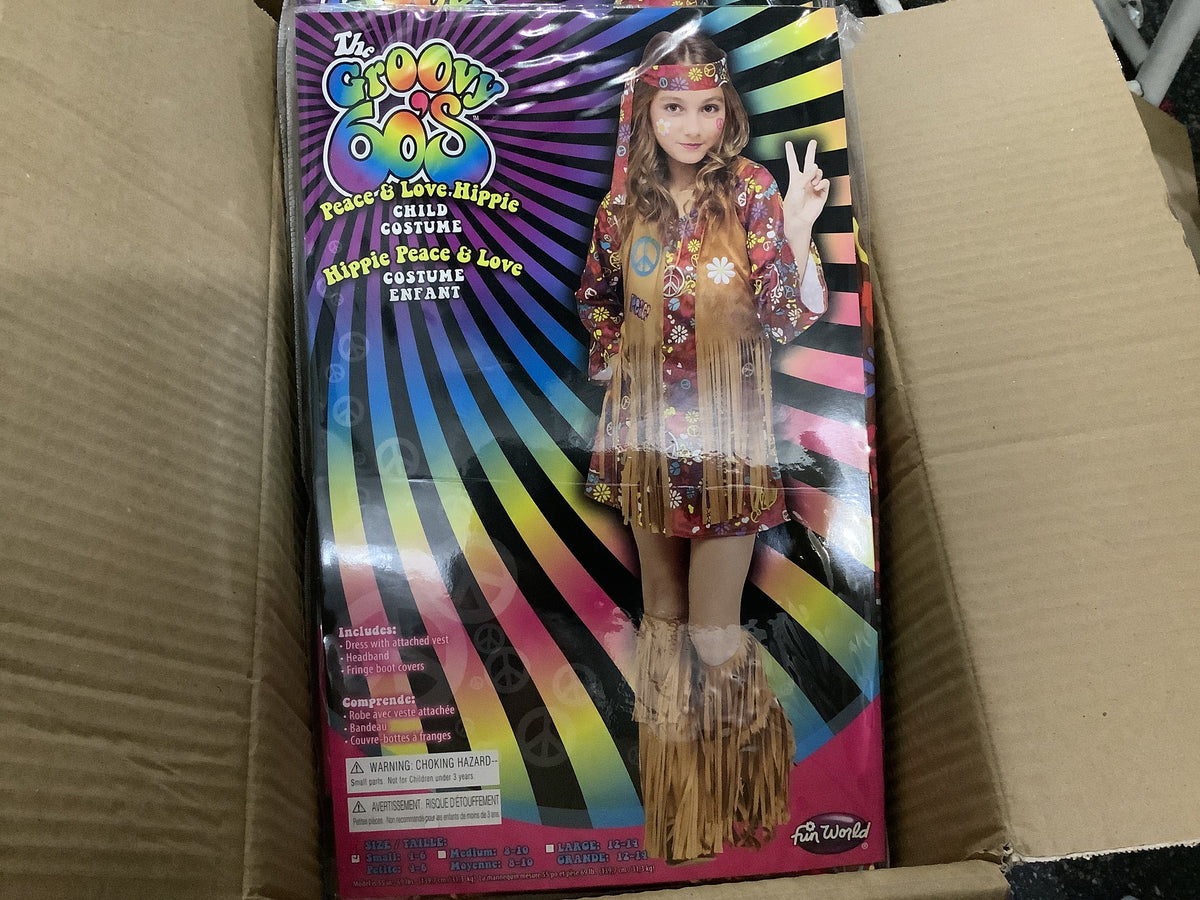 Peace & Love Hippie - Child Medium (8-10)