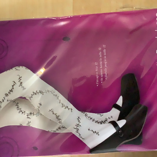 Stitched White Pantyhose Child (One Size)