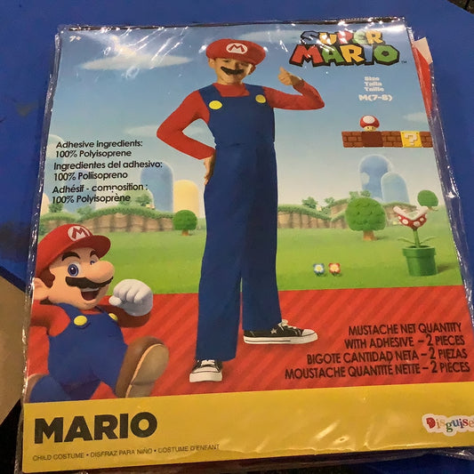 Super Mario - Mario - Child Medium (7-8)