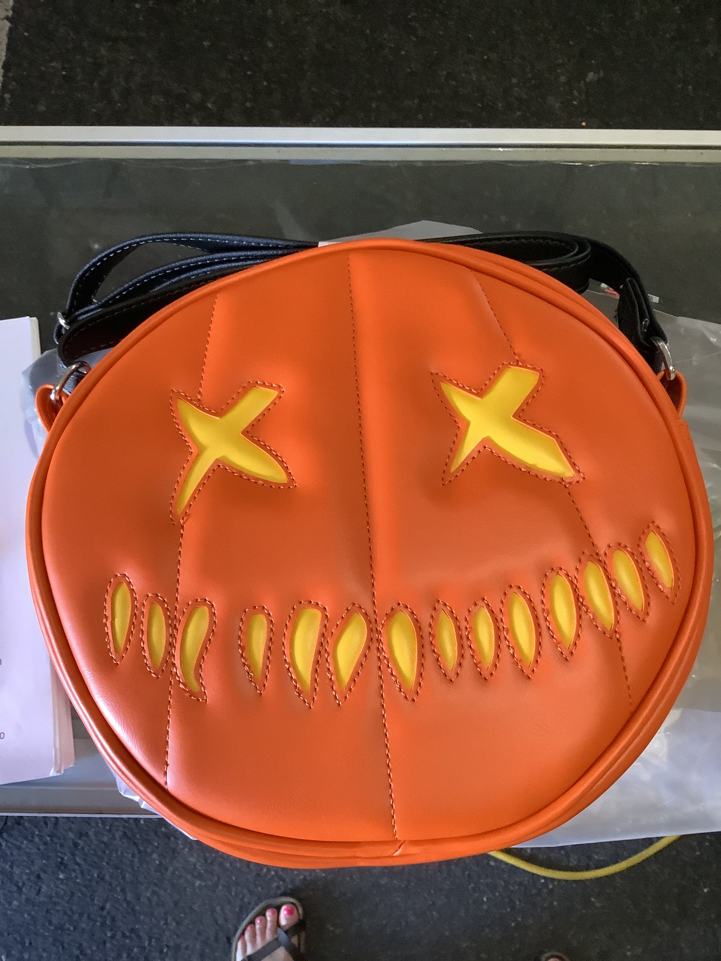 Trick or Treat Sam o Lantern Purse - Yellow