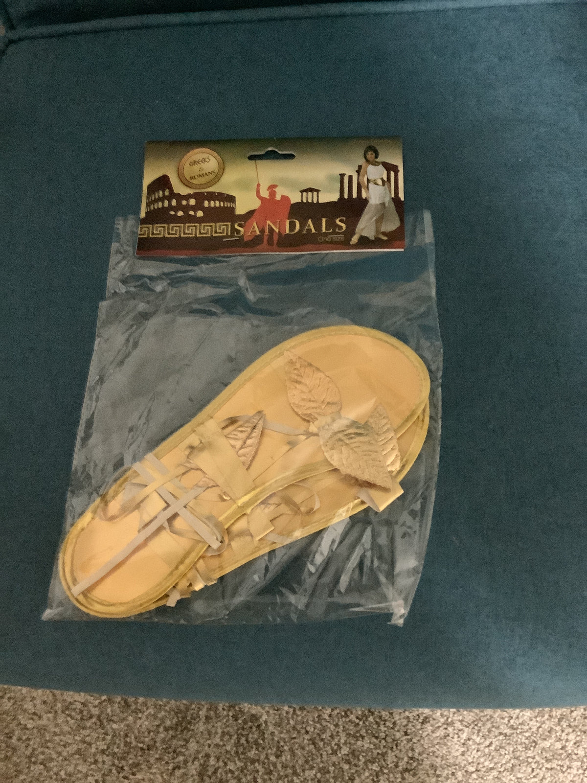 Gold Roman Sandal