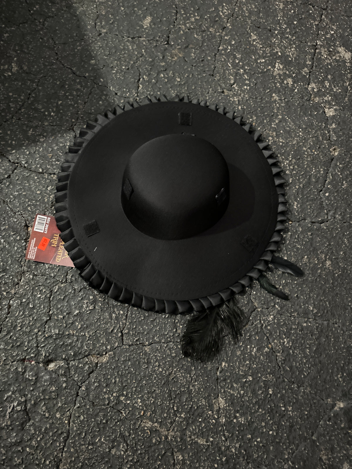 Black Tricorner Hat