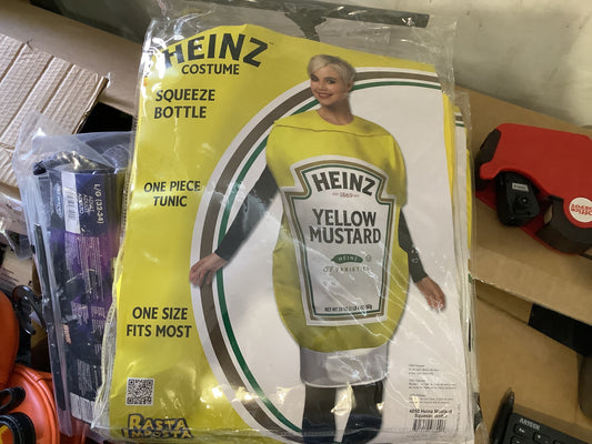 *Heinz Mustard Squeeze Bottle Costume - Adult OS
