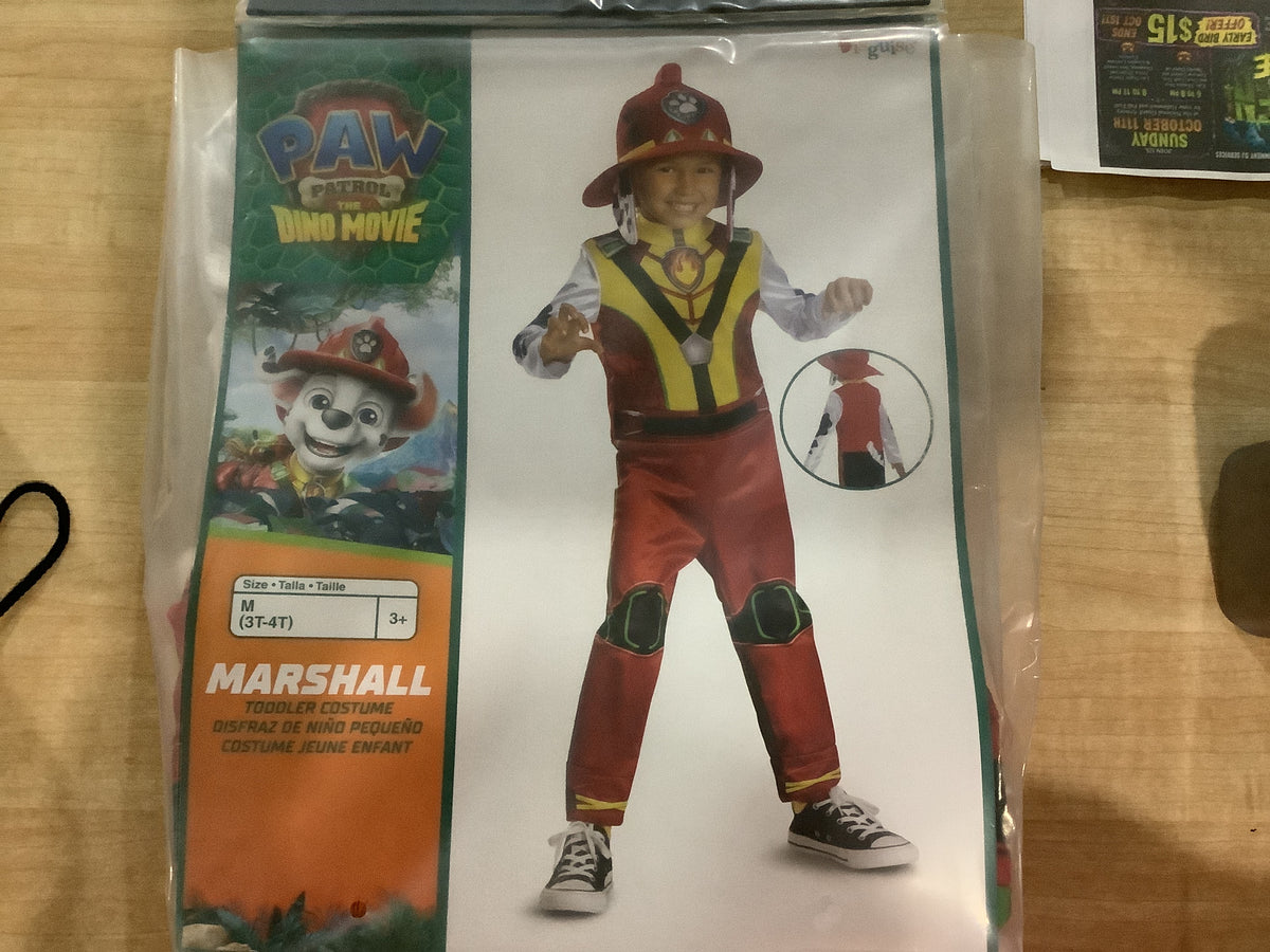 Paw Patrol Dino Movie - Marshall - Toddler Medium (3T-4T)