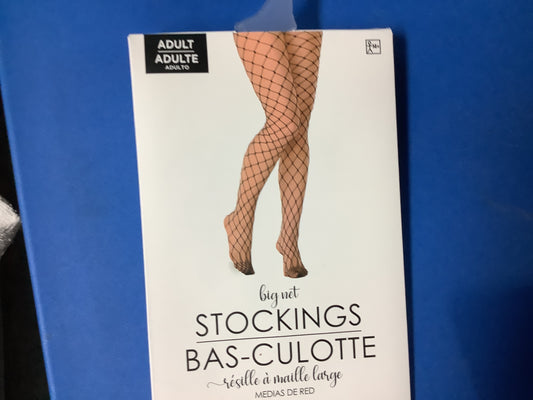 Big Net Stockings -Adult - Black