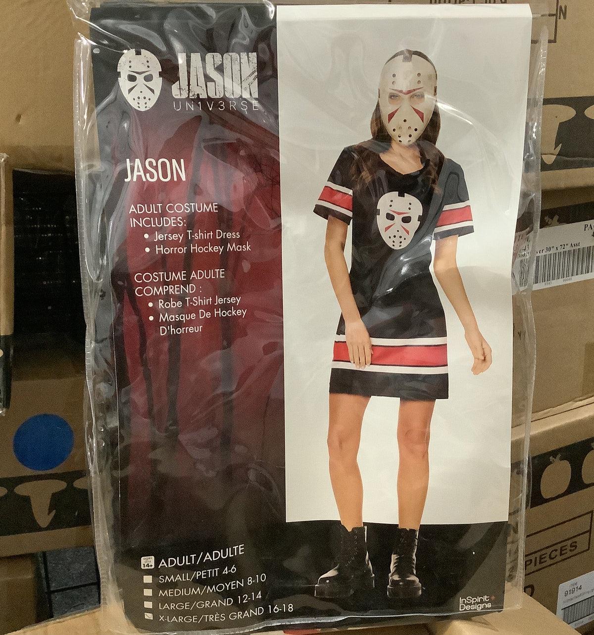 Jason Universe - Jason - Women’s Dress w/mask - Adult Medium (8-10)