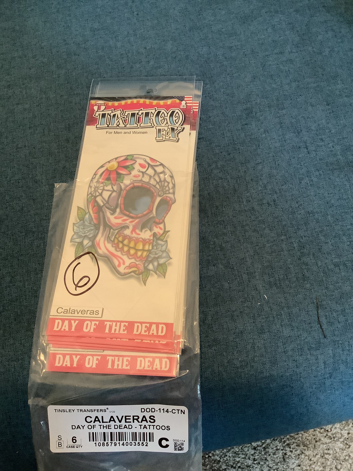 *Tattoo Fx- Calaveras Day of the Dead