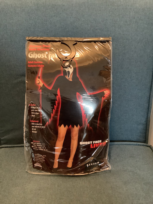 GhostFace Glamour Dress Adult M/L