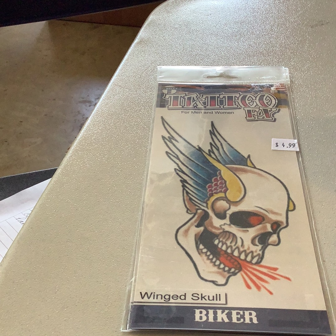 *Tattoo FX - Winged Skull