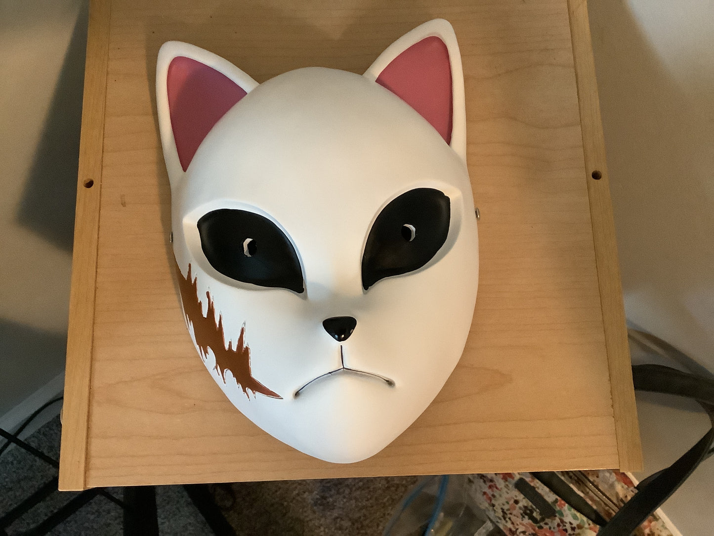 Scarred Fox Resin Mask