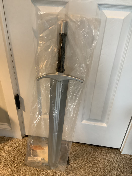 Black and Silver Foam Sword