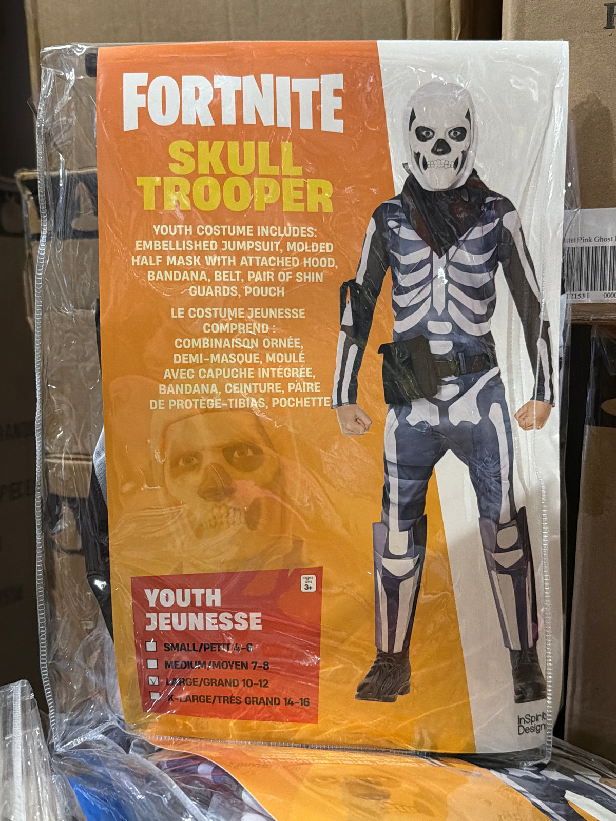 Fortnite Skull Trooper - Child Large (10-12)