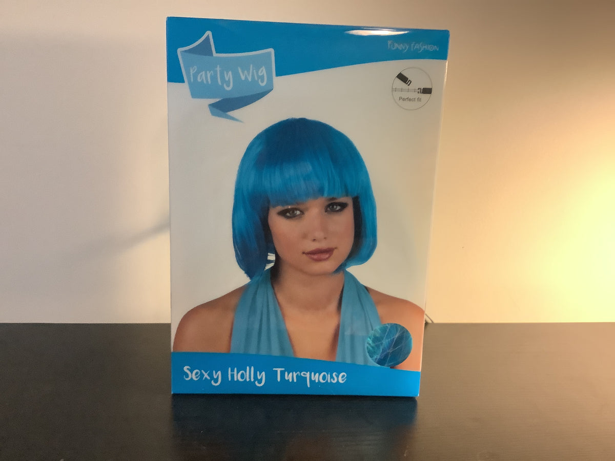 Party Wig - Sexy Holly Turquoise