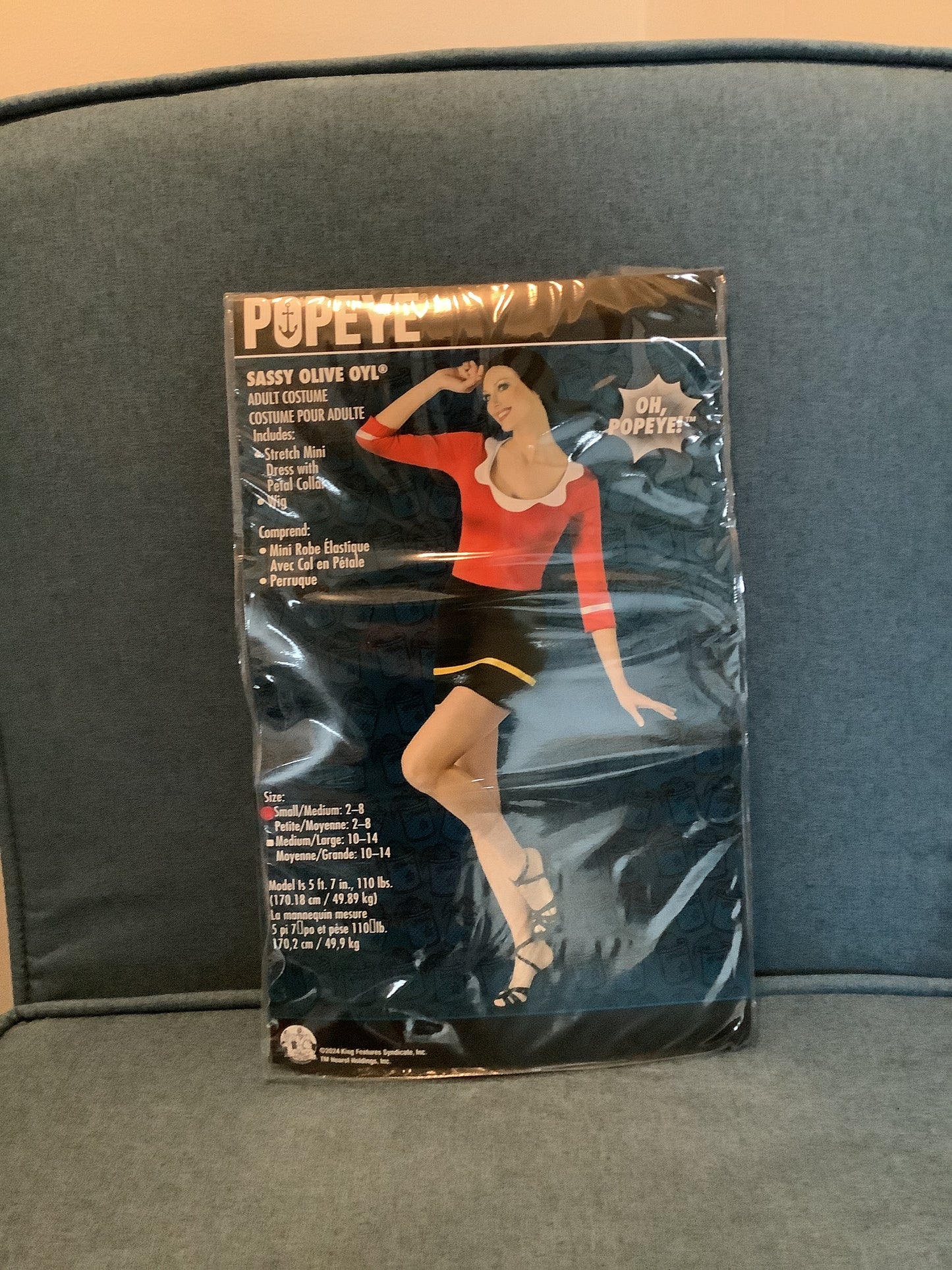 *Sassy Olive Oyl - Adult S/M