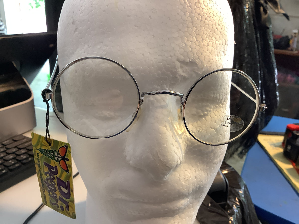 Wire Frame Round Glasses - Gold/Silver