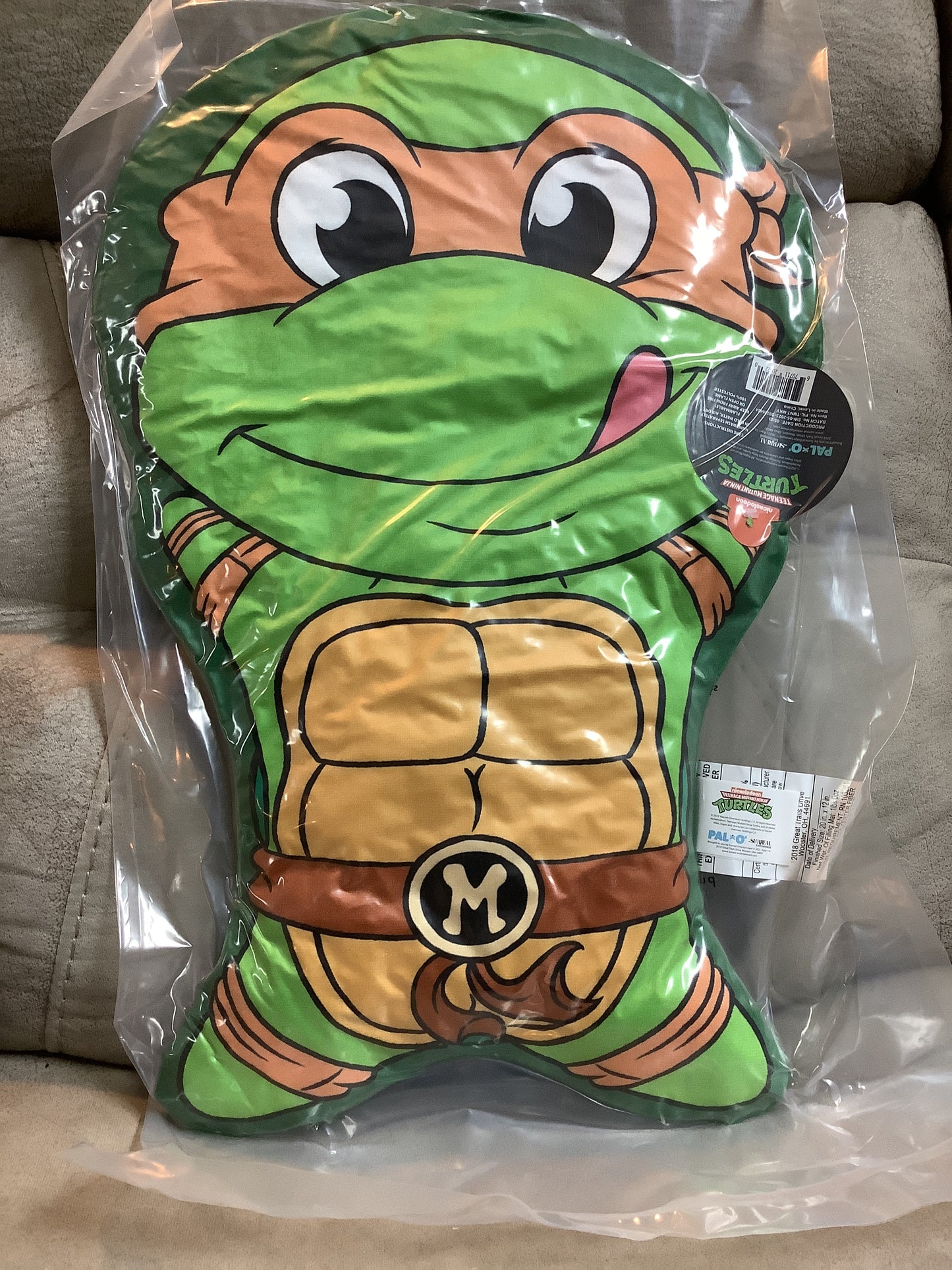 TMNT Michelangelo Pillow