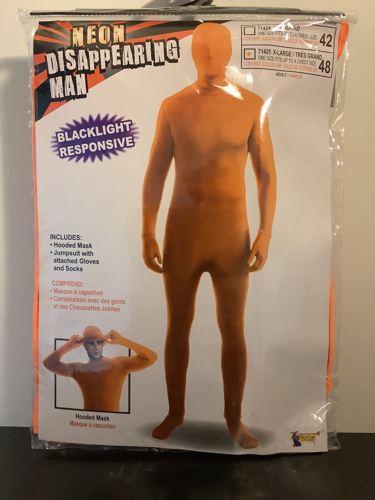 Disappearing Man - Neon Orange -  XL